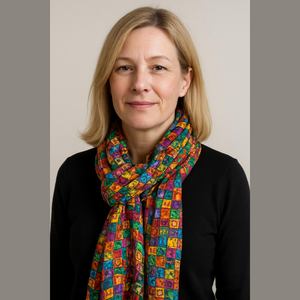 Patchwork Print Colorful Scarf